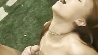 Ginger offer Hand Job Public