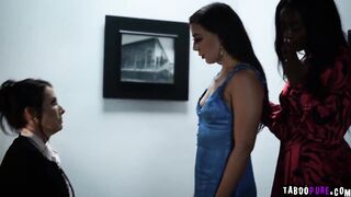 Goddess dyke 3some sex with Bombshell eighteen and 1 sexy