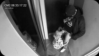 Concealed camera - fiance blown the postman while hubby inside