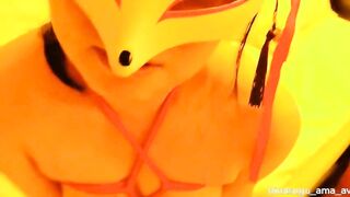 Hirotsugu and Kei Fox Mask Hand Job