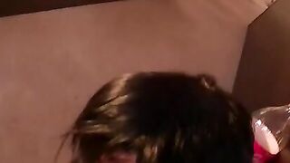 Rough Sex - Sloppy Blowjob & Hardcore Pussy Fucking with Hot Brunette
