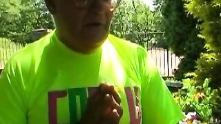 Teenage Cutie Riding Grandpa's Old Dick - Teens LOVES OLD MEN