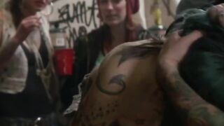 Public Orgy with Sex-Starved College Girls