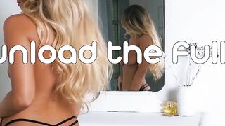 Teen Babe Haley Madison Strips Down To Reveal Her Sexy Body In Black Lace