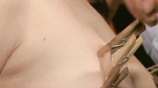 Hot MILFs in Leather Fetish Threesome - BDSM Dominatrix Submissive Sex