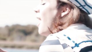 Yung Yana's Energetic Foreplay - FemBoy Fucks Boyfriend on Luxury Boat