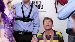 Mom's Hot Flashback - Gangbanging Older Milfs at Mardis Gras Orgy