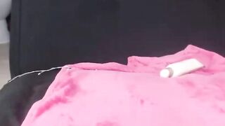 Hot Latin Masturbation Session - Sexy Brunette Teen Fingering Herself