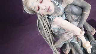 AnuskaZZZ - Sensual Lingere Striptease & Masturbation Session