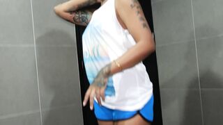 Thailand's Hottest Skateboarding Teen Babe Rides Her Boyfriend's Big White Dick