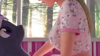 Futa Anal Creampie Surprise For Step-Sister's Birthday