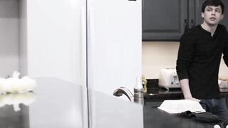 Petit Blondie Maid's Horny Boss Smashes Her Pussy in Role Play Scenario