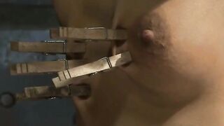 Slave Girl Endures Brutal Pussy Torment Orgasms Ripped From Her Wet Cunt