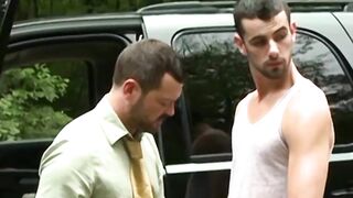 Three hung studs destroy rock hard DILF Will Swagger holes