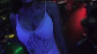 Clubbing with sexy Thai amateur GF and horny sex after at home