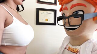 Big Tits Pornstar Nia Bleu Gags on My Tool, Then Twerks in Reverse Riding Fun!