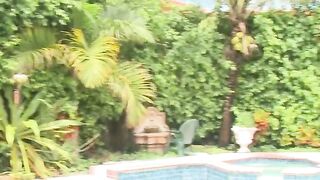 Sweet ebony gives wet blowjob