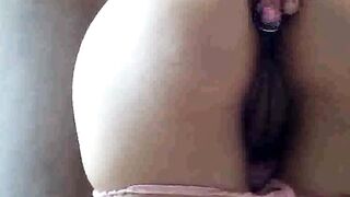 Bending with plugged ass and fingering (Sofia 22yo)