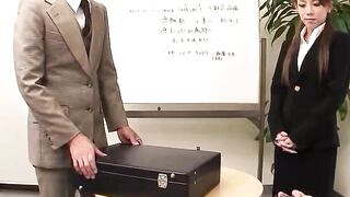 Japanese Secretary Uncensored Gangbang