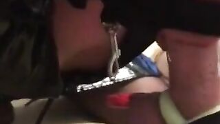 Fisting & Pissing on Crossdresser Slave - Part 1