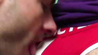 Mason Lears cock more than ready for Tristan Mathews blowjob