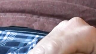 Extremely hard Cam Kurtz letting his dick wanked until jizz shot