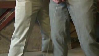 Hairy DILF Allen Silver busy masturbating while getting anal fucked