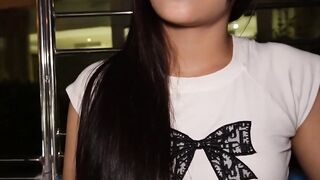 Cute Thai teen amateur picked up by two horny white guys