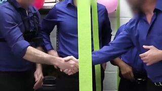 Serial thief Minxx Marley gangbanged by guards