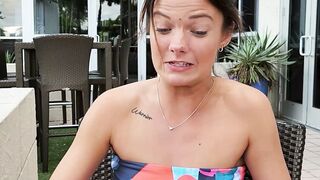 Horny stepbrother distracting his teen stepsisters Lacy Tate attention