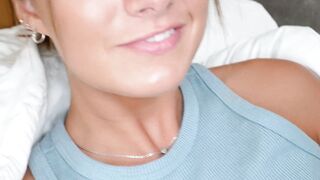 Horny stepbrother distracting his teen stepsisters Lacy Tate attention