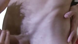 Jimmy gets his horny mouth blowbanged by multiple cocks