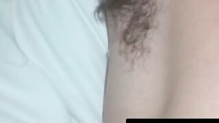 Cute little twink jacks off his never shaved prick