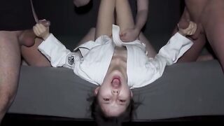 Horny Asian beauty thirsts man rod in a three-way - Amazing XXX!