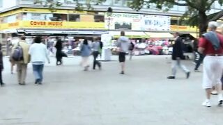 European slut gets facial bukkake