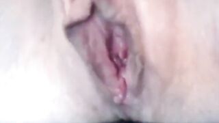 Wow ! Toying both my wide gaping holes (Simone)