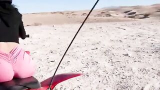 Hammering busty thick ass perfection after a hot desert ATV ride