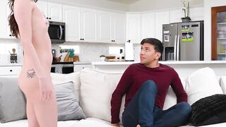 Lana Smalls petite body surrendered to her stepbrothers swift fucking