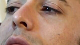 Chiseled Shay gets his ripped abs showered with thick jizz