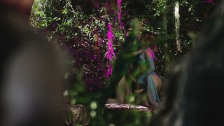 Futa hybrid elves fuck lost backpacker Ameena Green together