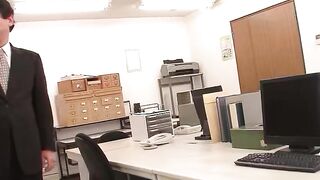 Japanese Secretary Suck old Boss Cock