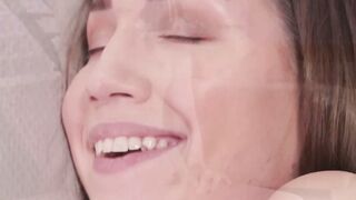 Disrespectful babe Kate Quinn disciplined by stepdads throbbing stick