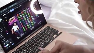 Spotted my hot, naughty wife playing Johnny Sins' game - amazing gonzo porn!