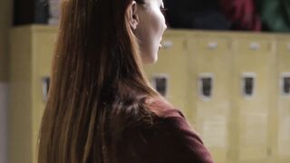 Teen student and busty MILF stepmom fuck mature lesbian teacher