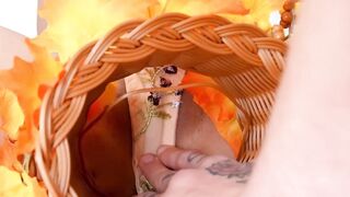 Serena Hills greedy pussy gulps down stepbrothers fresh load