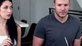 Petite Alex Coal and and stepbro get super horny that both fucked each other