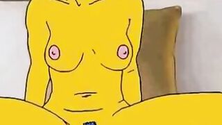 Marge Simpson mature sexwife
