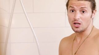 Redhead stepsister Madi Collins joined me in the shower then felt my cocks wrath