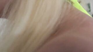 Throat fucked Chloe drools messily with saliva covering her chest