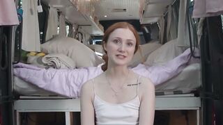 Scarlet Skies naughty redhead smears stepbros hot load all over 2